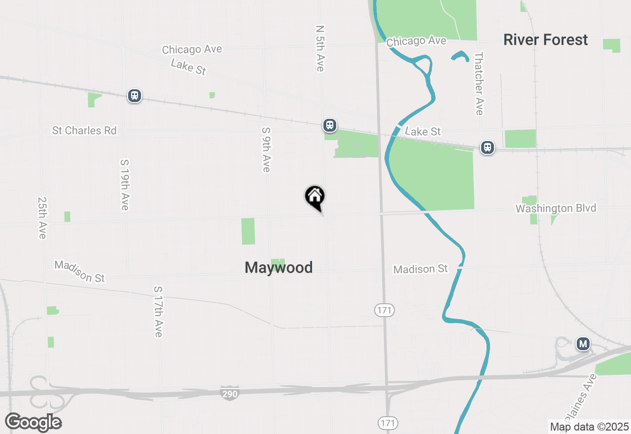 Map of 601 S 6th Avenue, Maywood, IL 60153