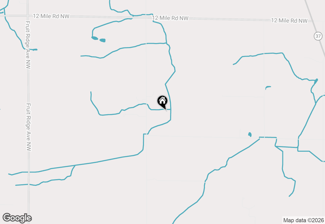 Map of 9350 Peach Ridge Avenue Nw, Sparta, MI 49345