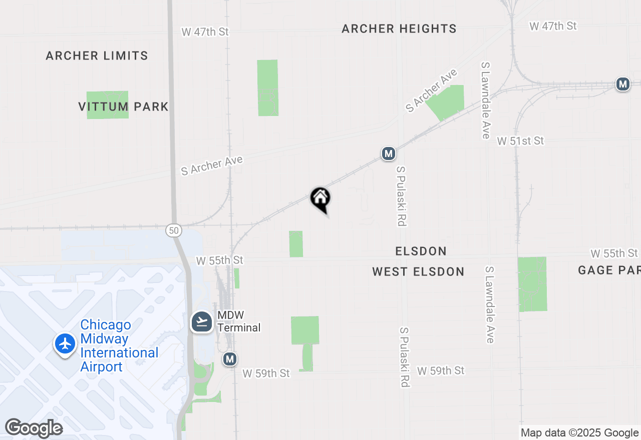 Map of 5339 S Kildare Avenue, Chicago, IL 60632