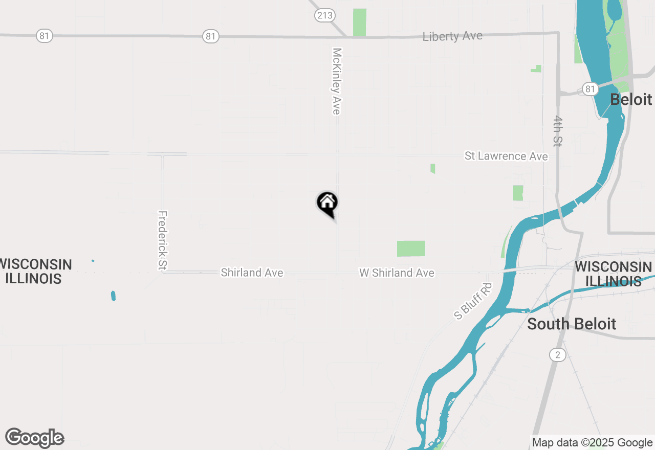 Map of 1517 Highland Avenue, Beloit, WI 53511