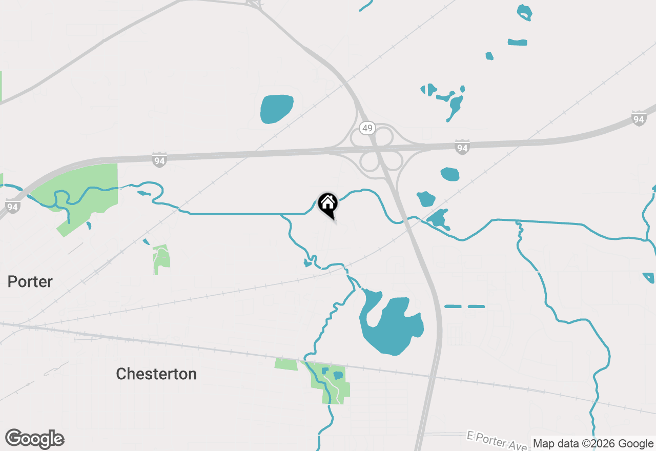 Map of 647 N Calumet Road, Chesterton, IN 46304