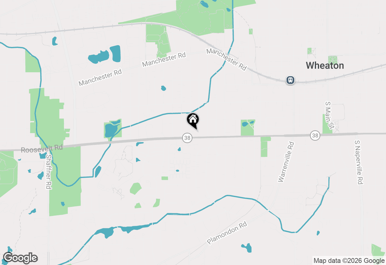 Map of 619 S Dorchester Avenue, Wheaton, IL 60187