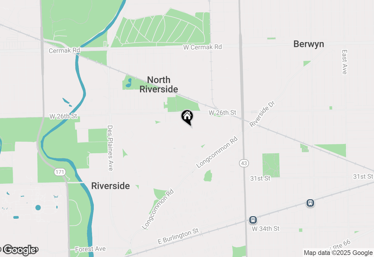 Map of 462 Uvedale Road, Riverside, IL 60546