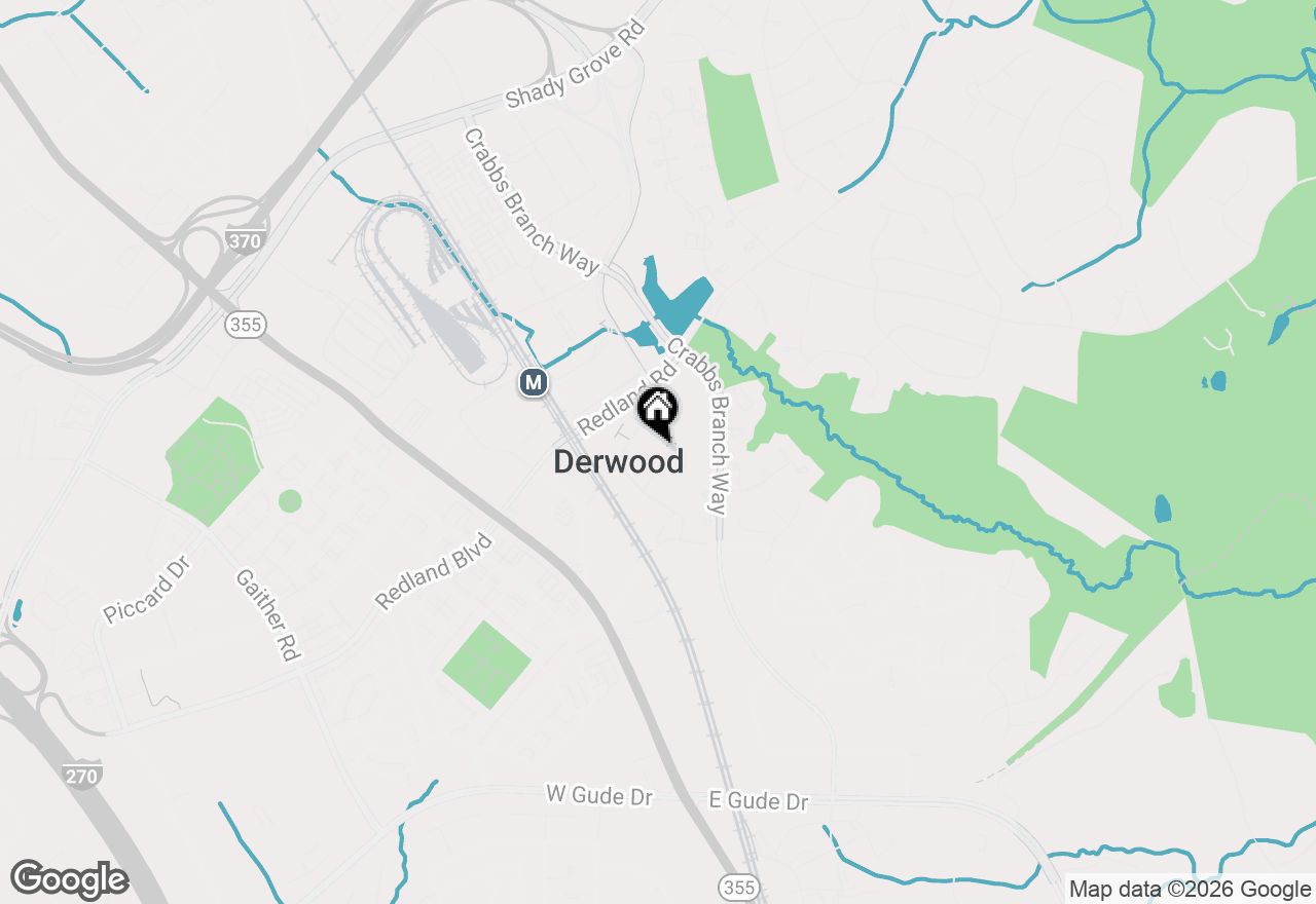 Map of 7816 Derwood Street, Rockville, MD 20855