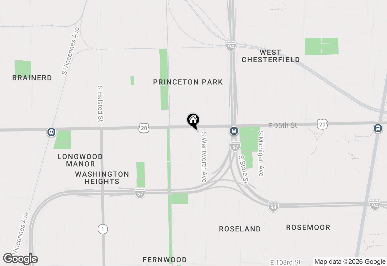 Map of 9520 S Yale Avenue, Chicago, IL 60628