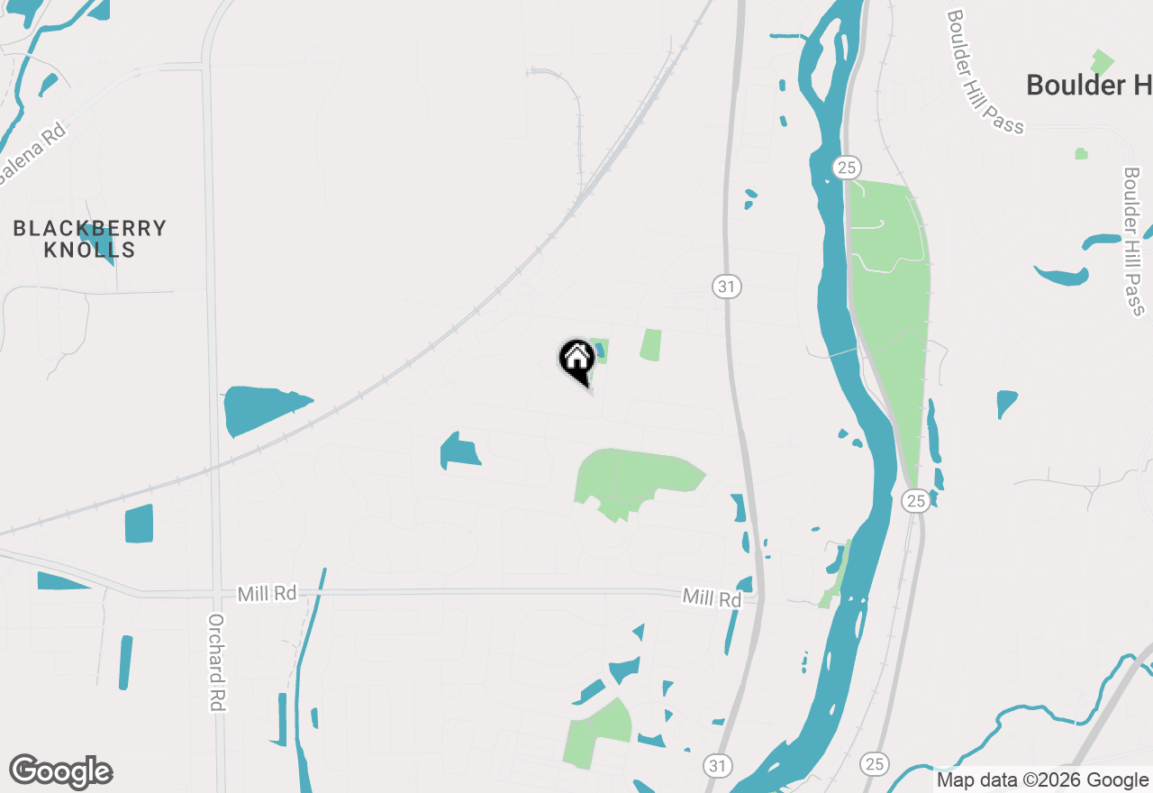 Map of 107 Kristine Street, Oswego, IL 60543