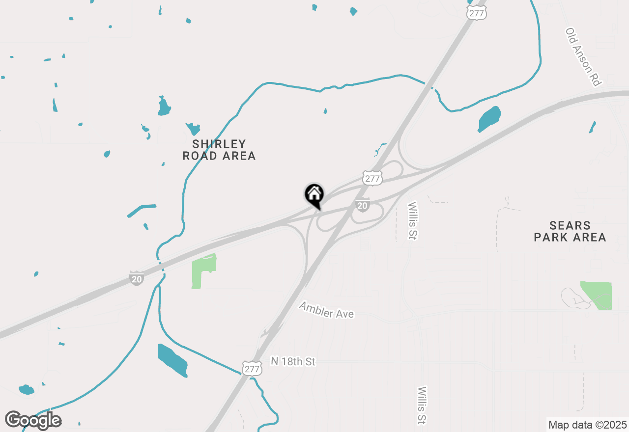 Map of TBD N I-20, Tye, TX 79603