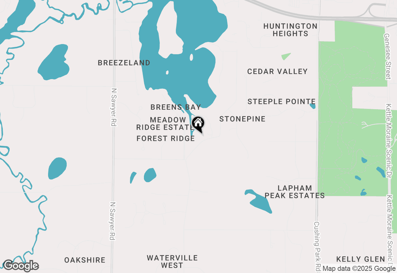 Map of 823 N Waterville Rd, Summit, WI 53066