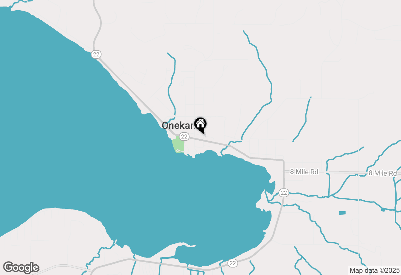 Map of 4914 Main Street, Onekama, MI 49675