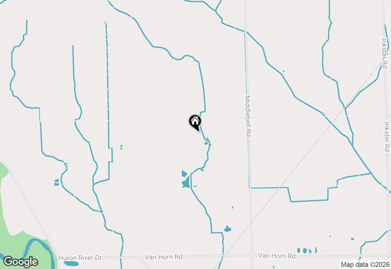 Map of 23150 Waterview Drive, New Boston, MI 48164