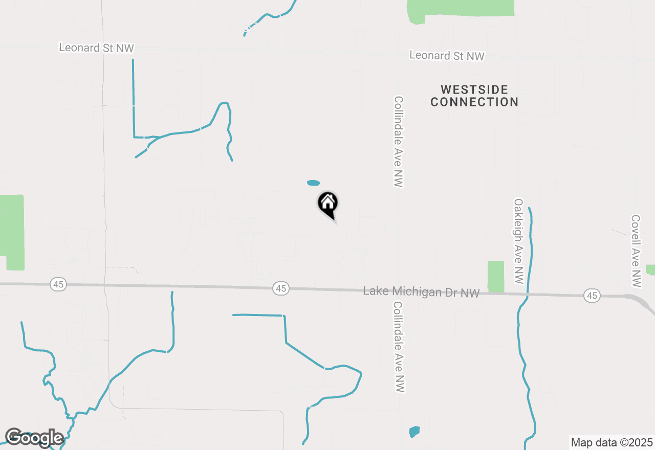 Map of 2957 Burritt Street Nw, Grand Rapids, MI 49534