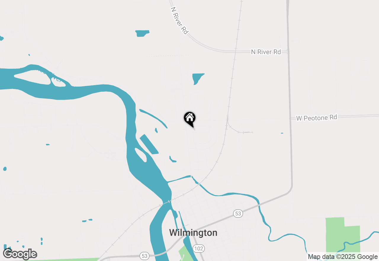 Map of 1218 N Joliet Street, Wilmington, IL 60481