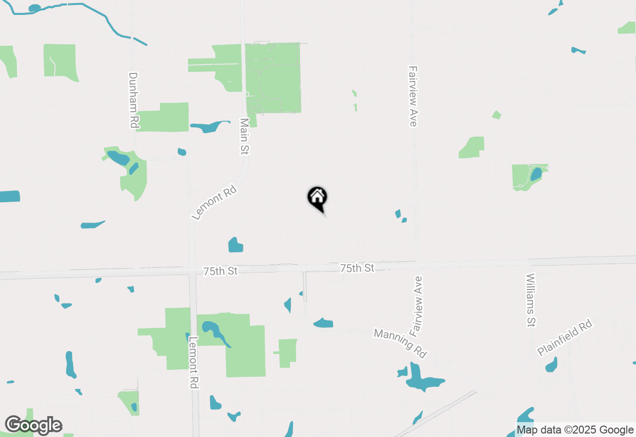 Map of 7342 Winthrop Way #6, Downers Grove, IL 60516