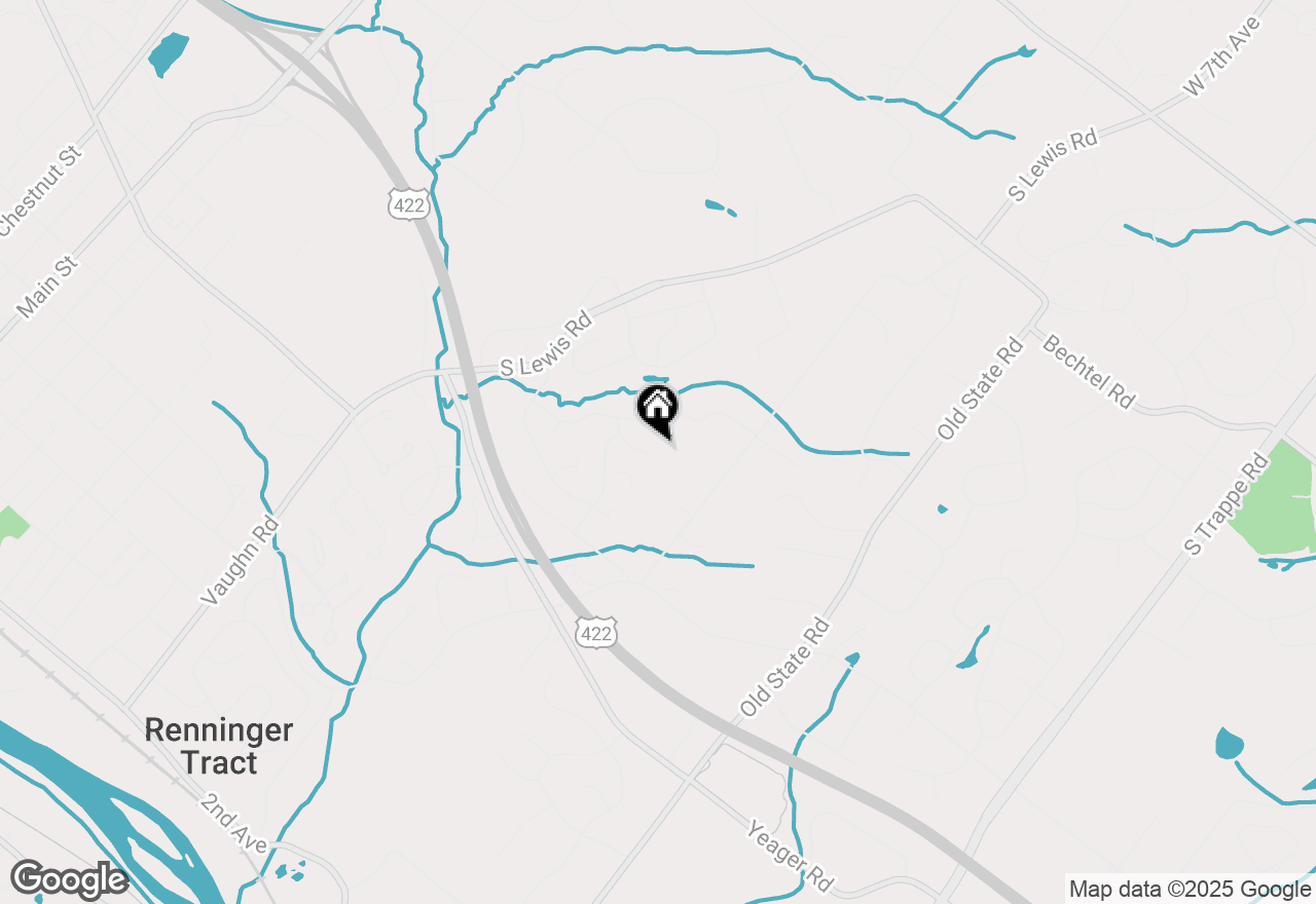 Map of 10 Shawnee Lane, Royersford, PA 19468