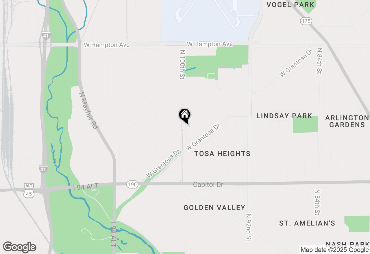 Map of 4326 N 100th St, Milwaukee, WI 53222