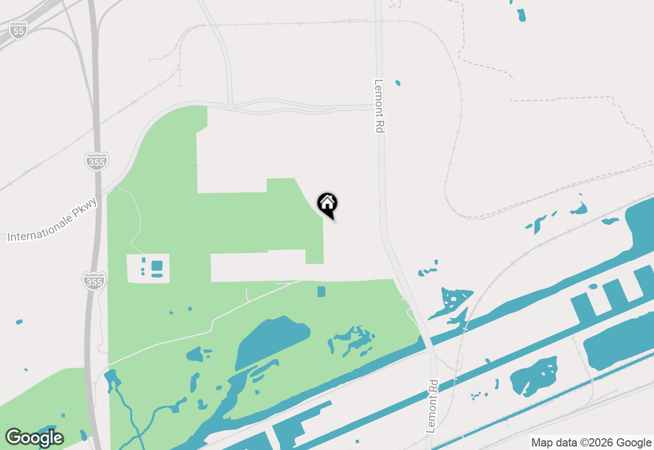 Map of Lot 3 19w720 109th Street, Lemont, IL 60439