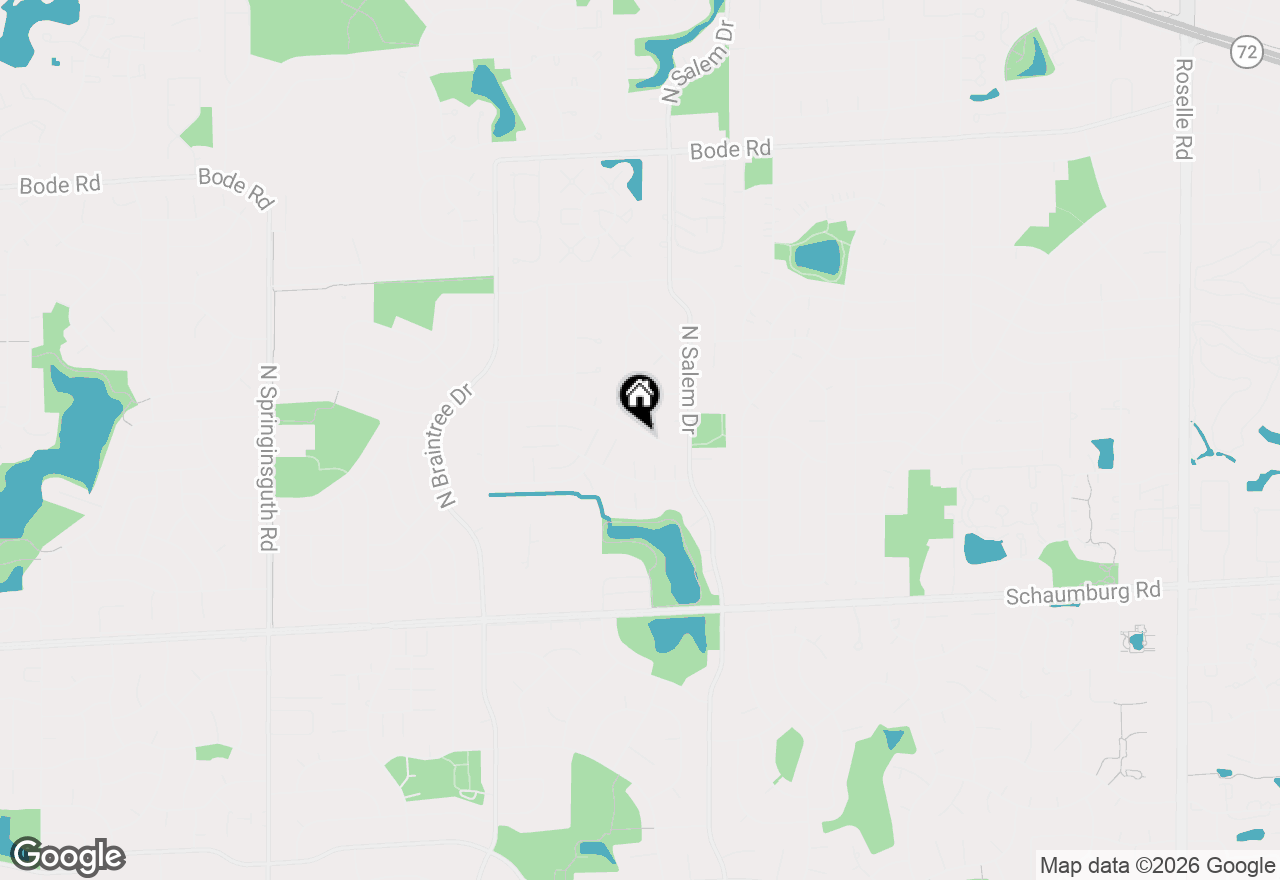 Map of 917 Aimtree Place, Schaumburg, IL 60194