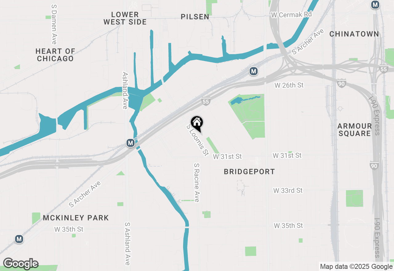 Map of 2971 S Loomis Street #1, Chicago, IL 60608