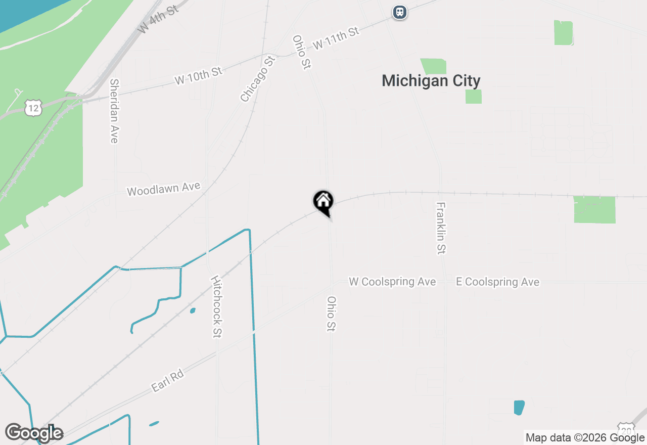 Map of 805 Henry Street, Michigan City, IN 46360
