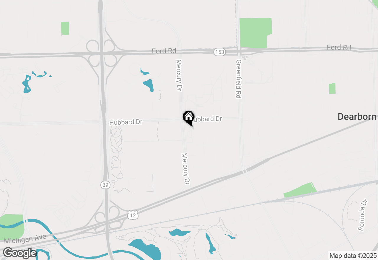 Map of 5 Bradford, Dearborn, MI 48126