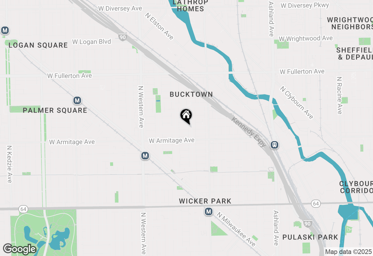 Map of 2119 W Dickens Avenue, Chicago, IL 60647