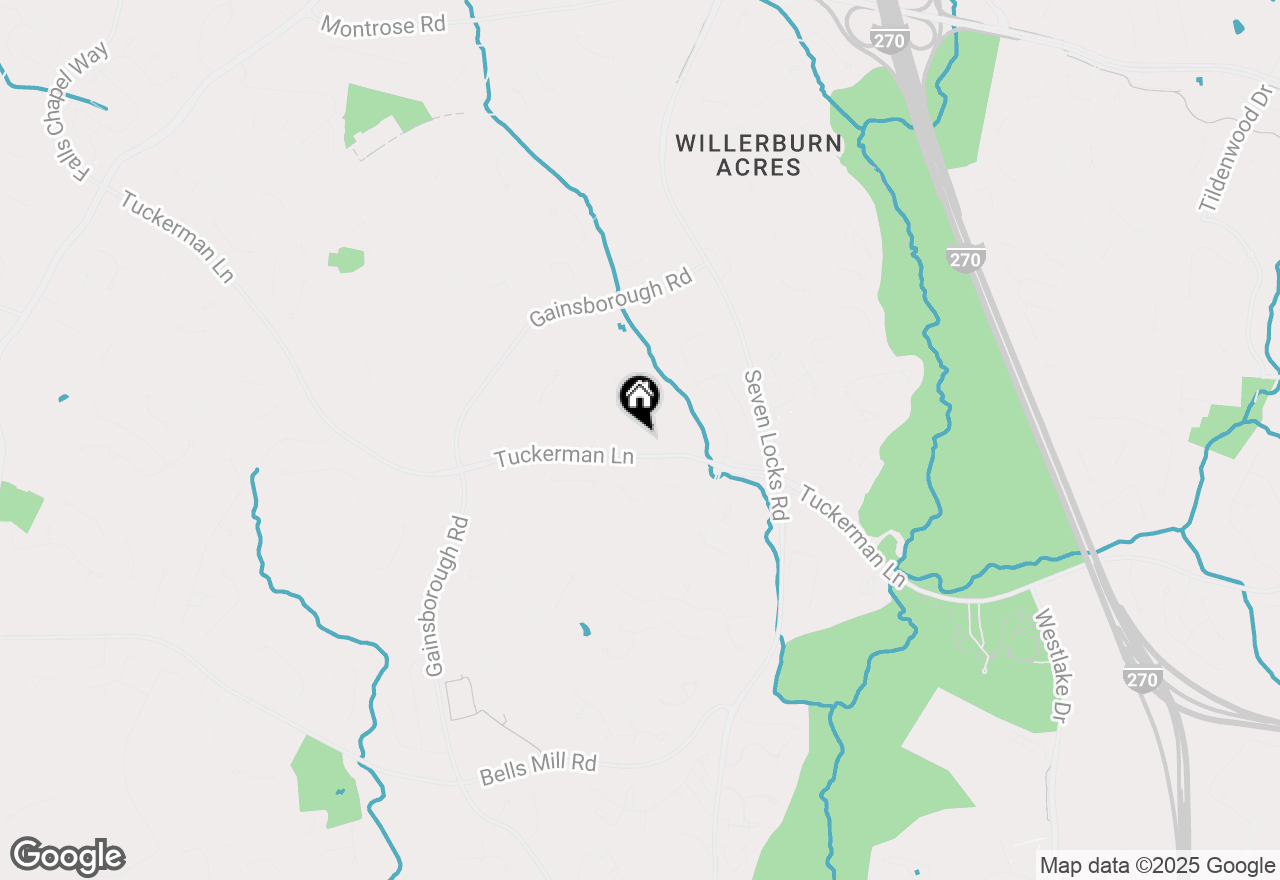 Map of 11500 Deborah Drive, Potomac, MD 20854