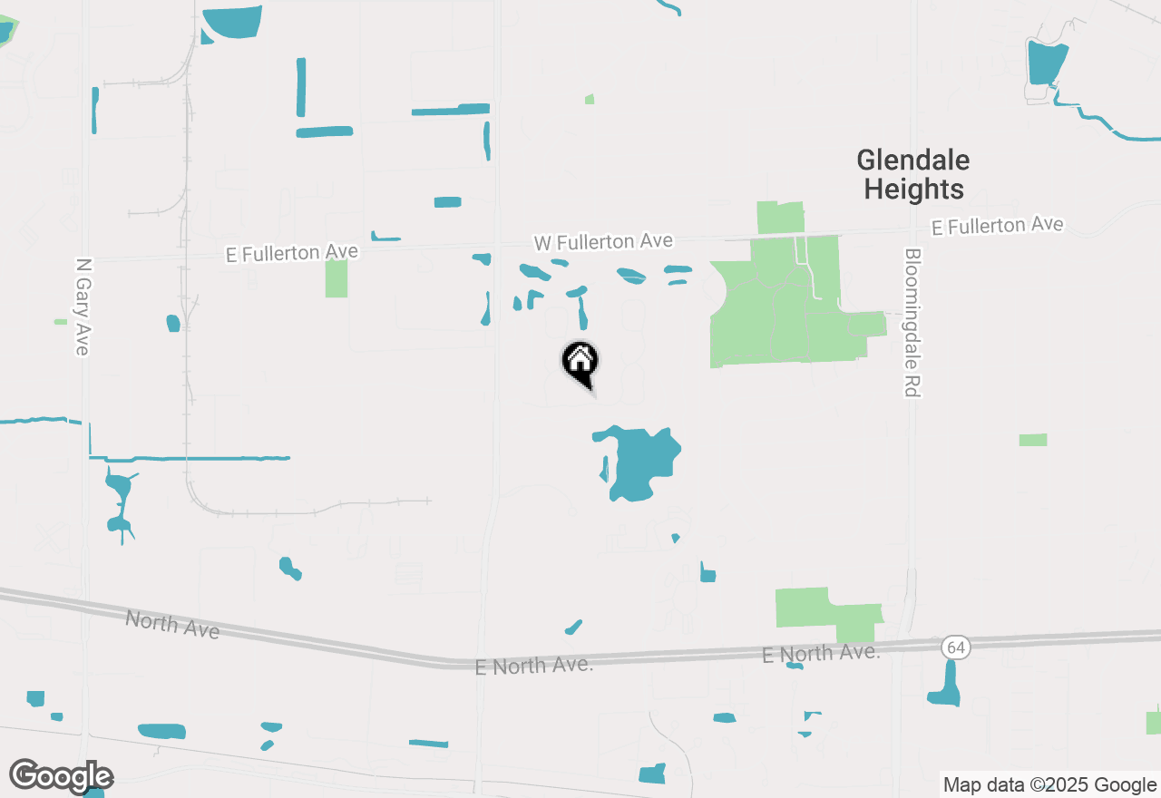 Map of 108 Golfview Drive, Glendale Heights, IL 60139