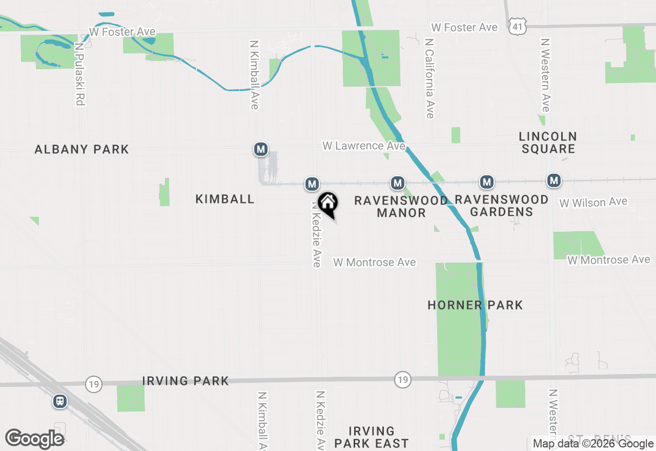 Map of (Address confidential), Chicago, Illinois 60625