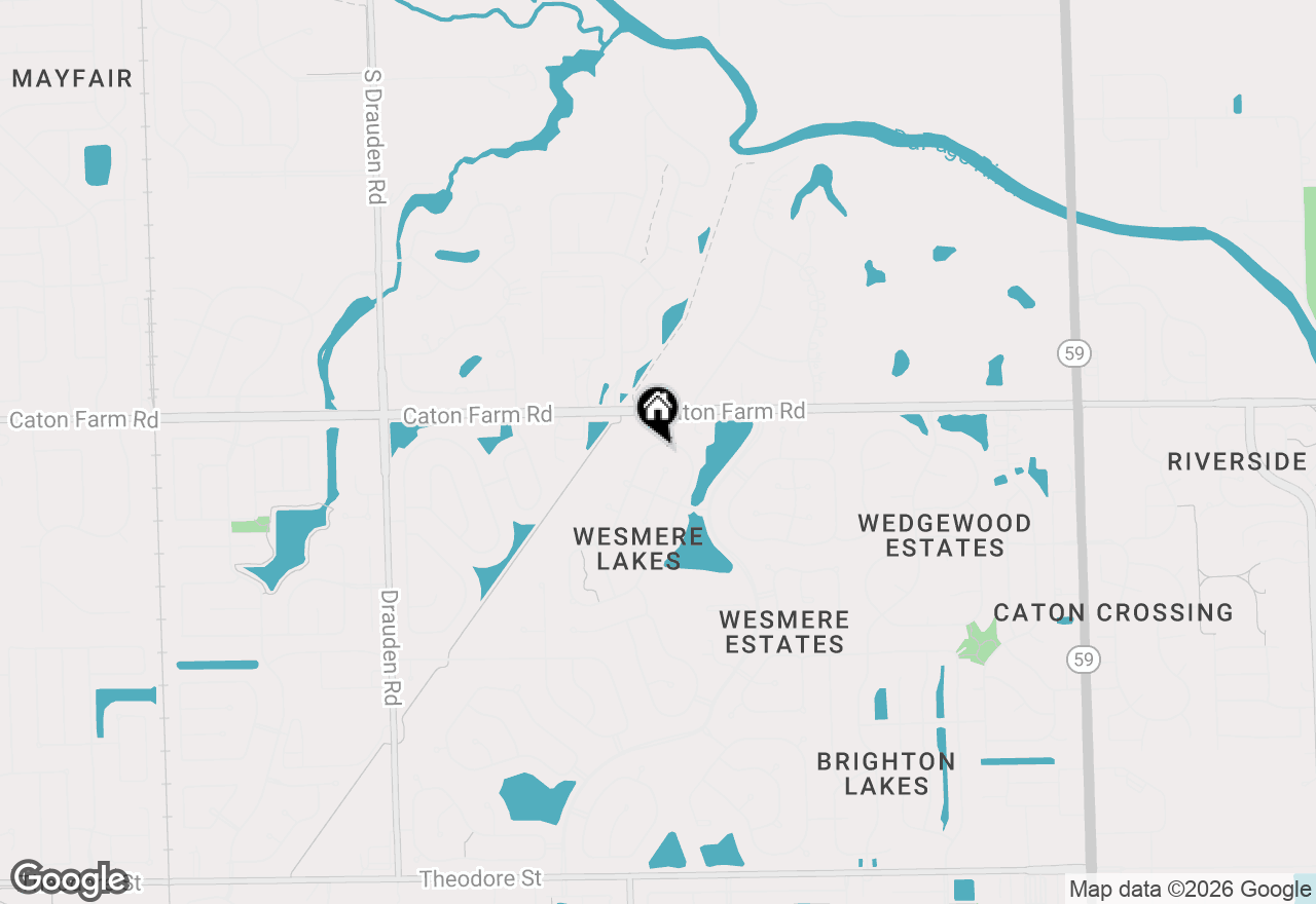 Map of 2306 Willow Lakes Drive, Plainfield, IL 60586