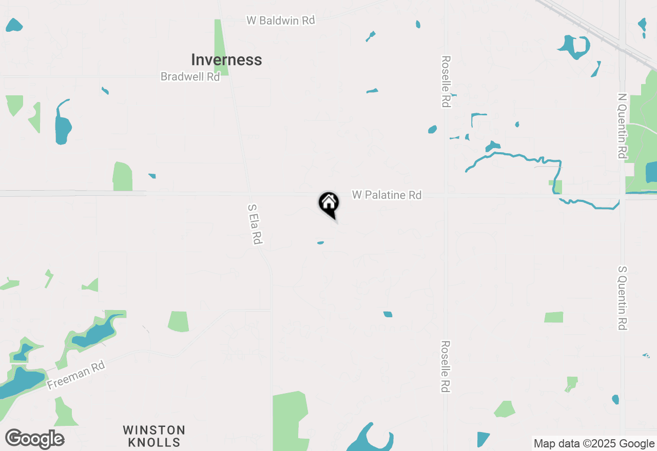 Map of 1800 Durham Drive, Inverness, IL 60067