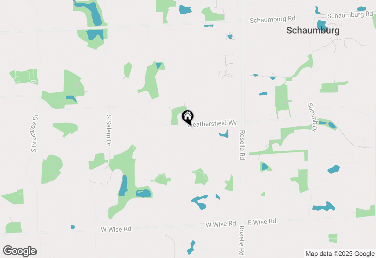 Map of 606 Russett Court, Schaumburg, IL 60193