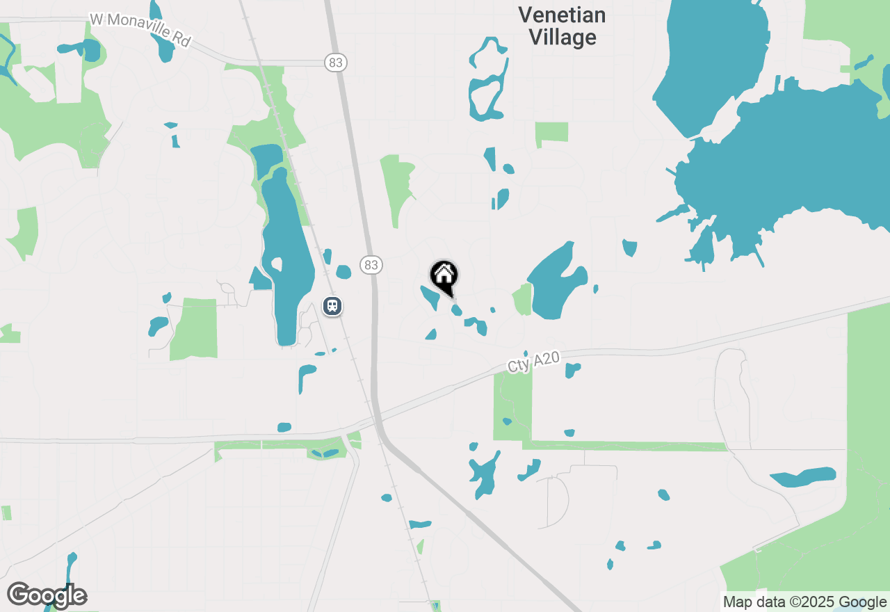 Map of 2022 Oak Tree Trail, Lake Villa, IL 60046