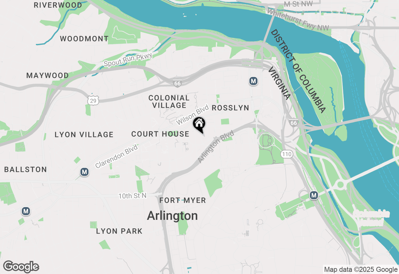 Map of 1418 N Rhodes Street #B401, Arlington, VA 22209