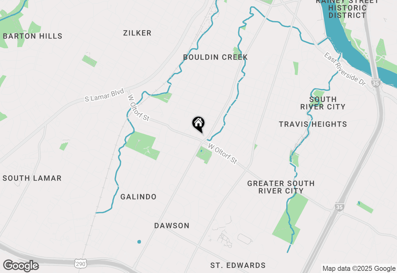 Map of 608 W. Oltorf Street #B, Austin, TX 78704