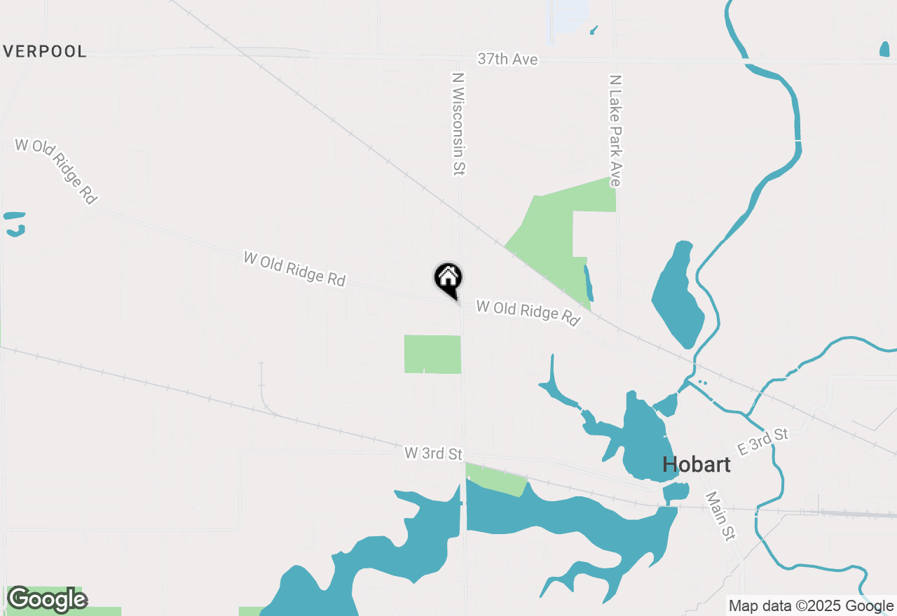 Map of 813 W Old Ridge Road, Hobart, IN 46342