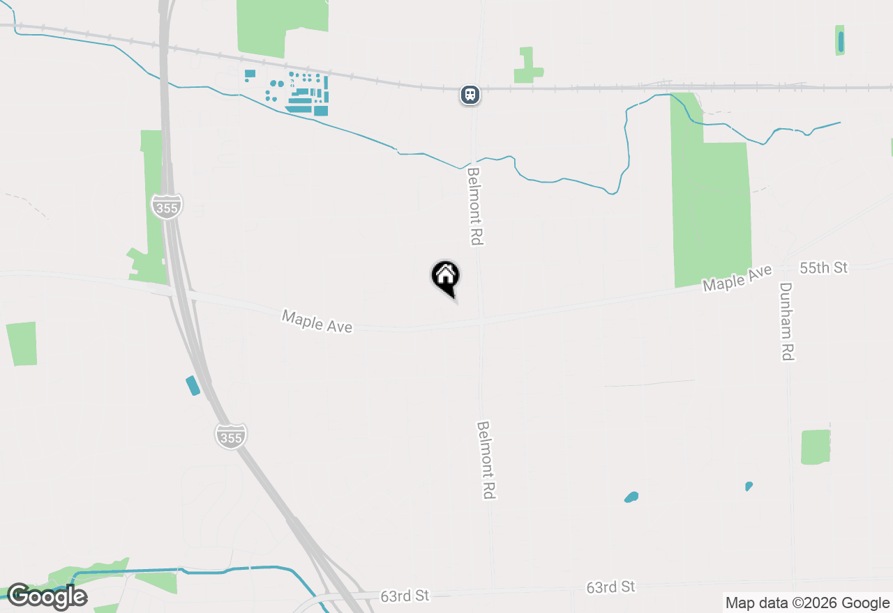Map of 2320 Chasewood Drive, Downers Grove, IL 60515