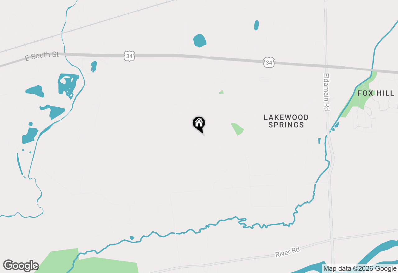 Map of 3304 Alyssa Street, Plano, IL 60545
