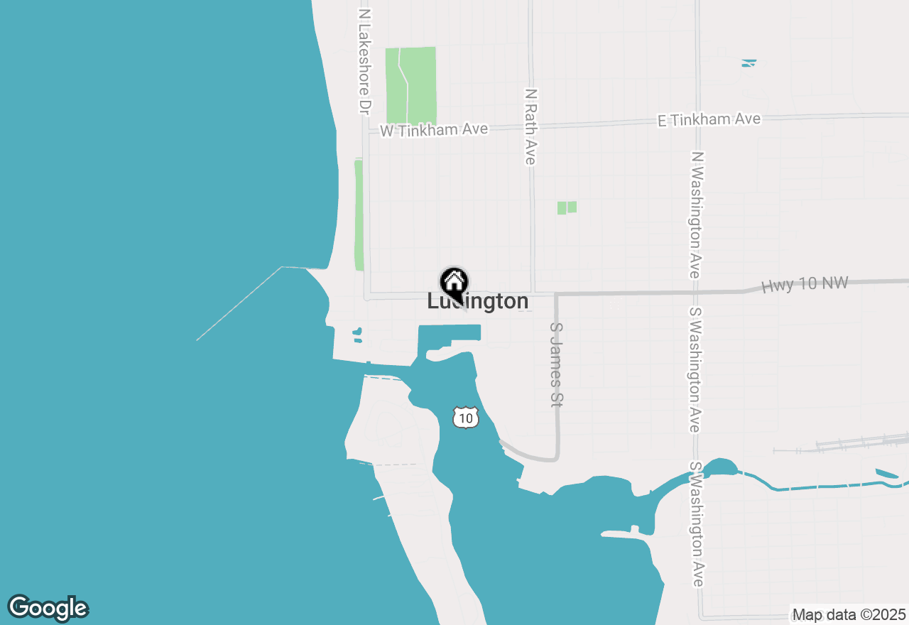 Map of 502 W Loomis #9, BK 49, Ludington, MI 49431