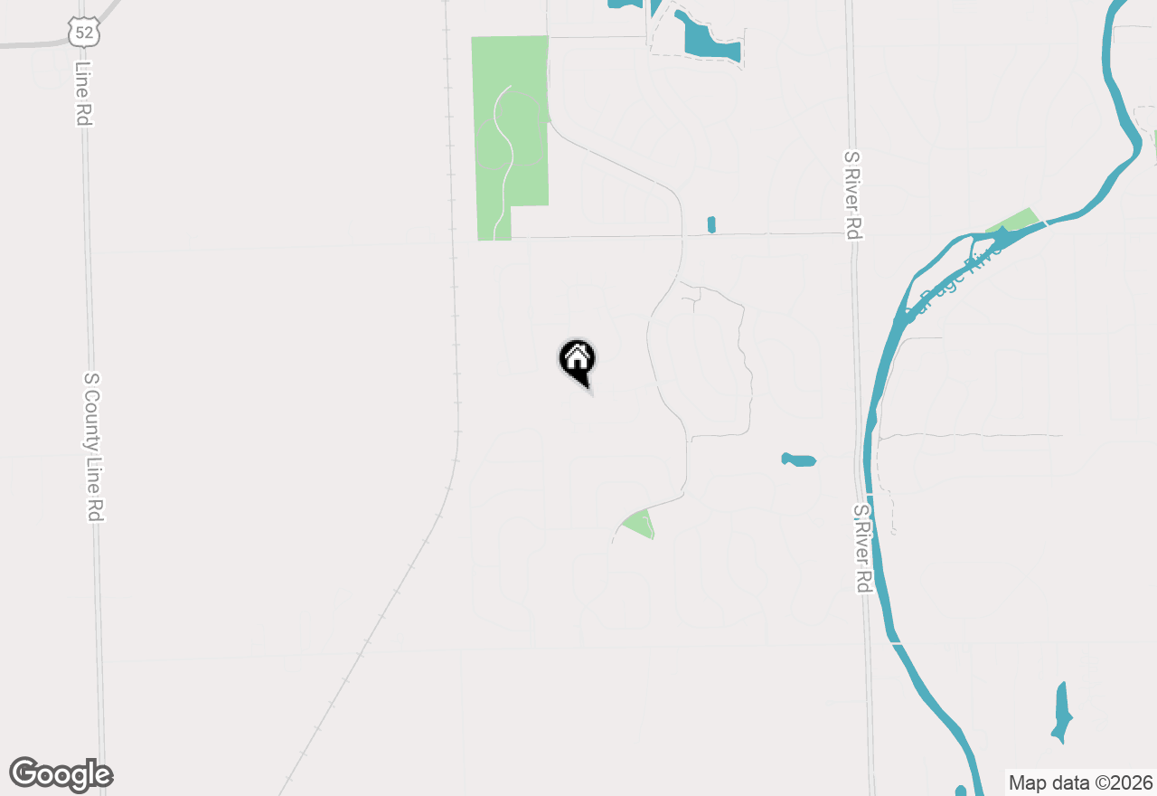 Map of 1719 Devonshire Lane, Shorewood, IL 60404