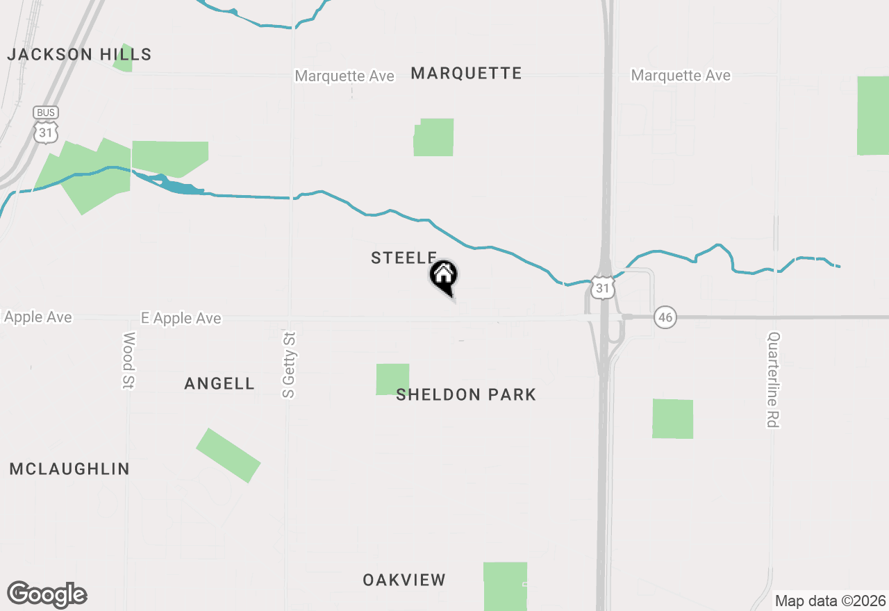 Map of 1181 Allen Avenue, Muskegon, MI 49442