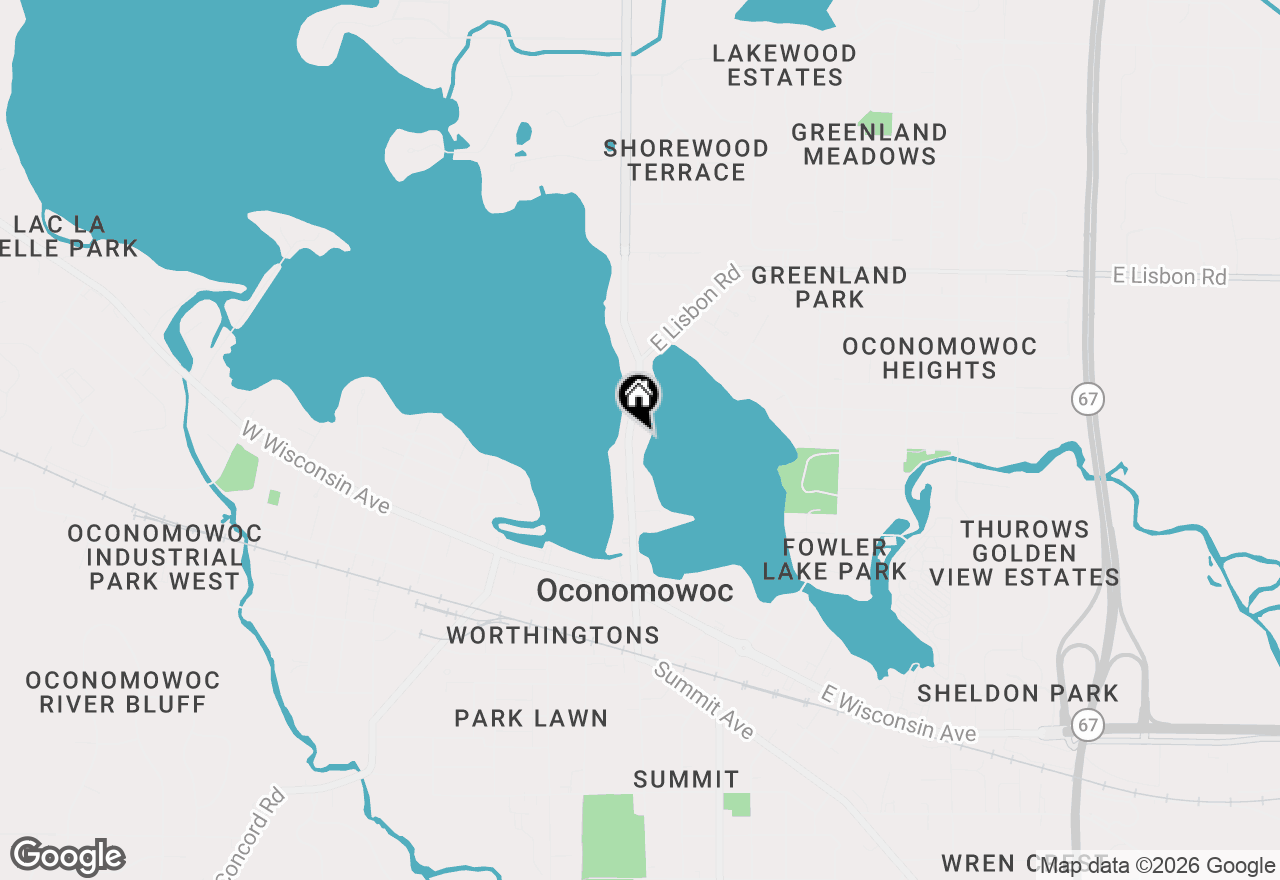Map of 503 N Lake Rd #1, Oconomowoc, WI 53066