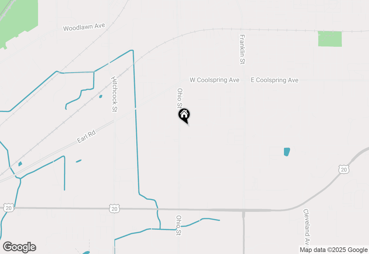 Map of 366 Hawthorne Drive, Michigan City, IN 46360