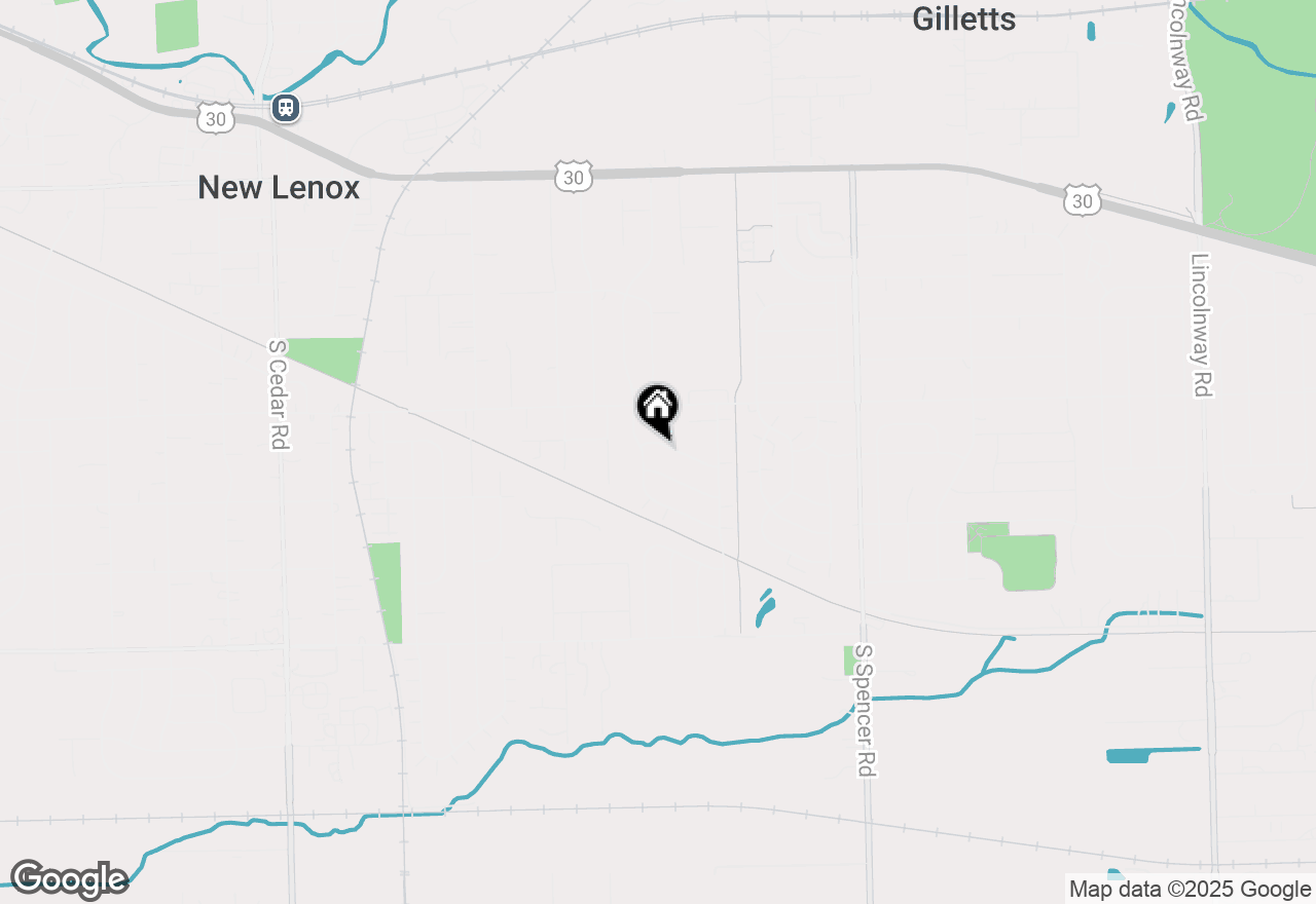 Map of 702 Amber Road, New Lenox, IL 60451