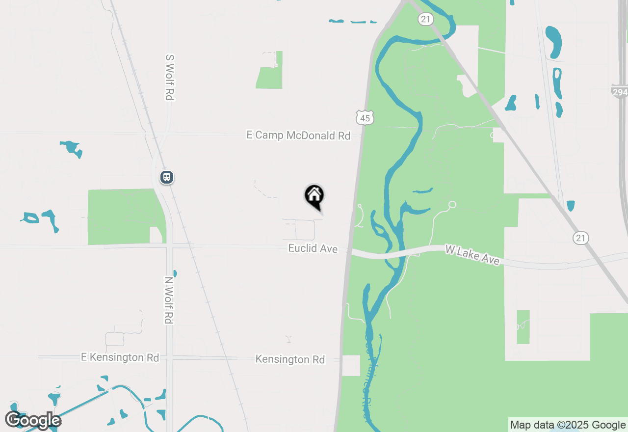 Map of 1314 N Lama Lane, Mount Prospect, IL 60056