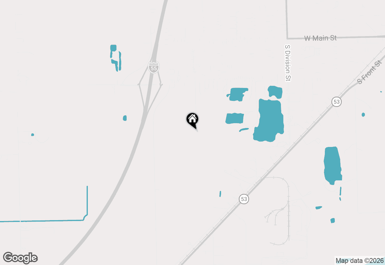 Map of 26125 W Kennedy Road, Braidwood, IL 60408