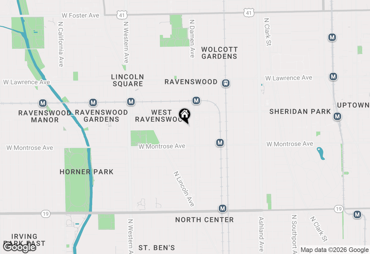 Map of 2034 W Sunnyside Avenue, Chicago, IL 60625