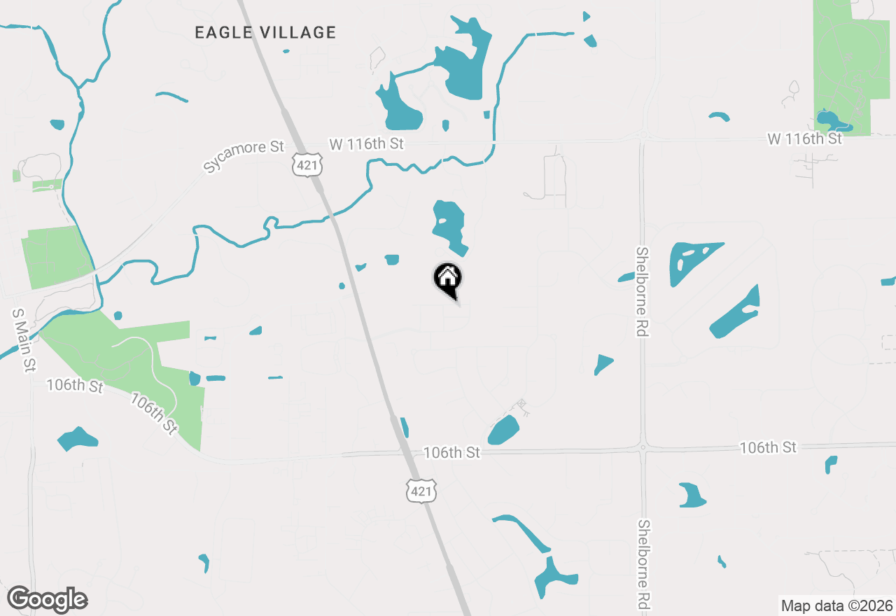Map of 4027 Much Marcle Drive, Zionsville, IN 46077