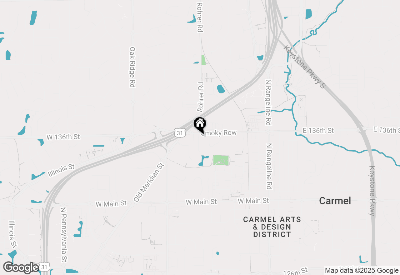 Map of 13587 Kensington Place, Carmel, IN 46032