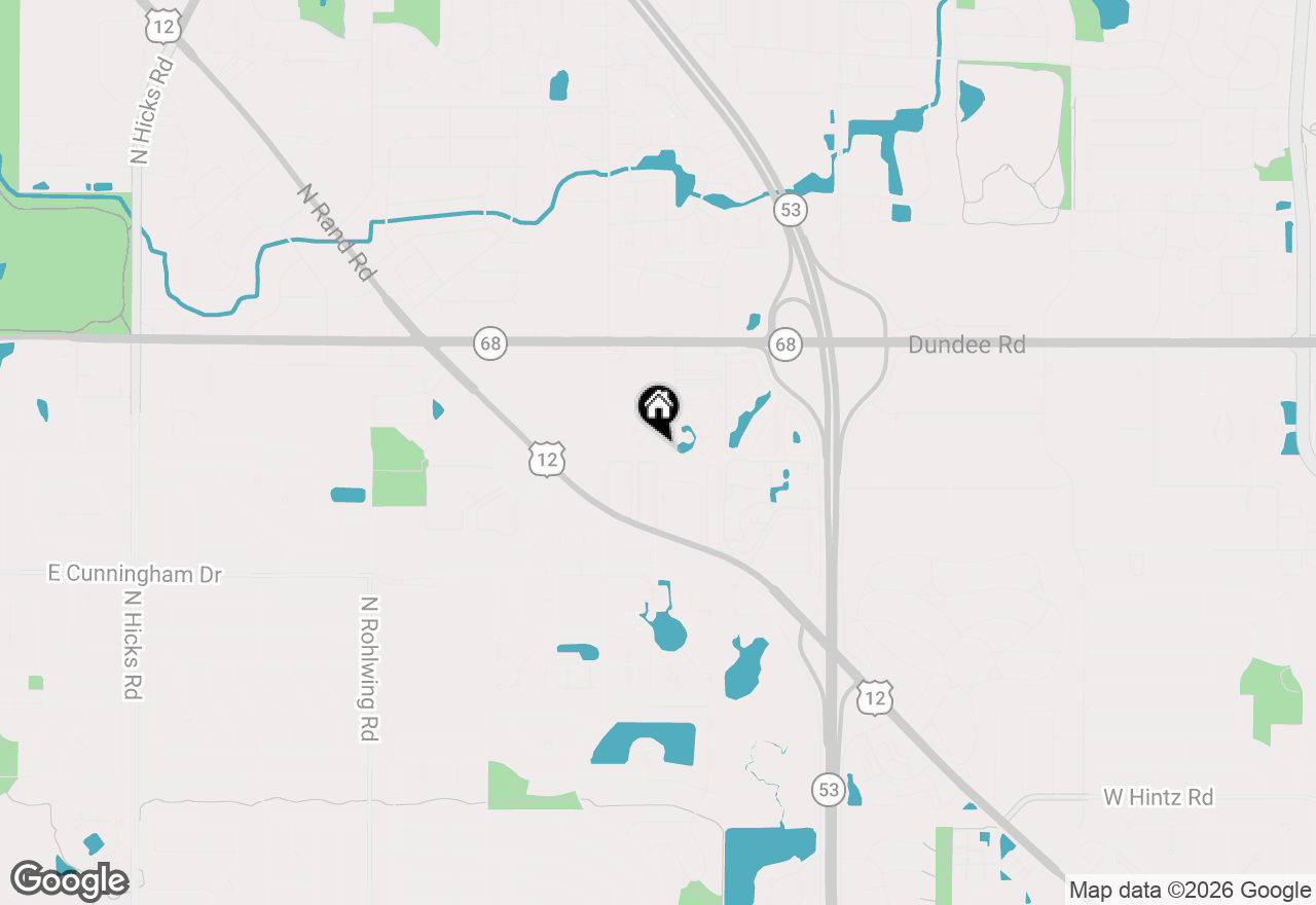 Map of 1275 E Baldwin Lane #602, Palatine, IL 60074