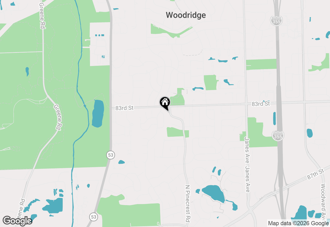 Map of 1078 Rain Tree Drive, Bolingbrook, IL 60440